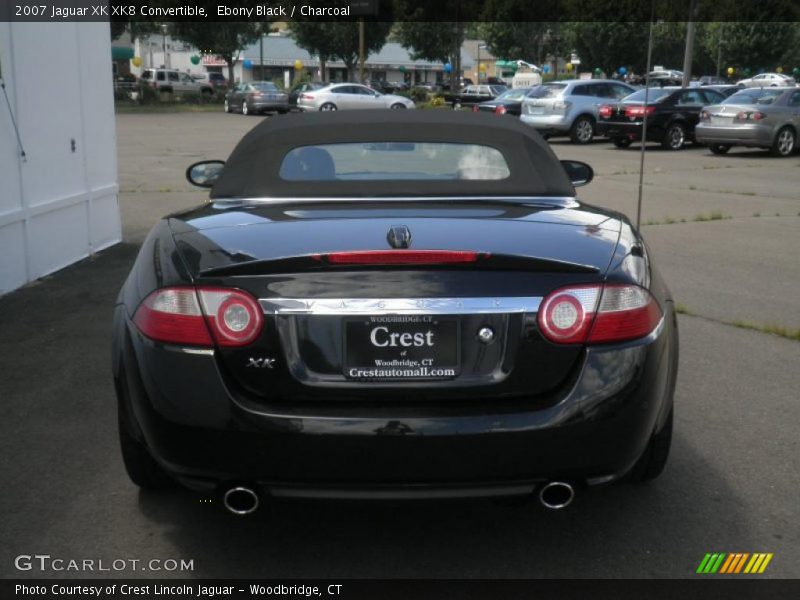 Ebony Black / Charcoal 2007 Jaguar XK XK8 Convertible