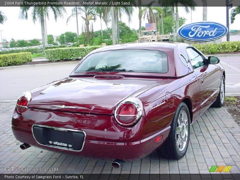Merlot Metallic / Light Sand 2004 Ford Thunderbird Premium Roadster