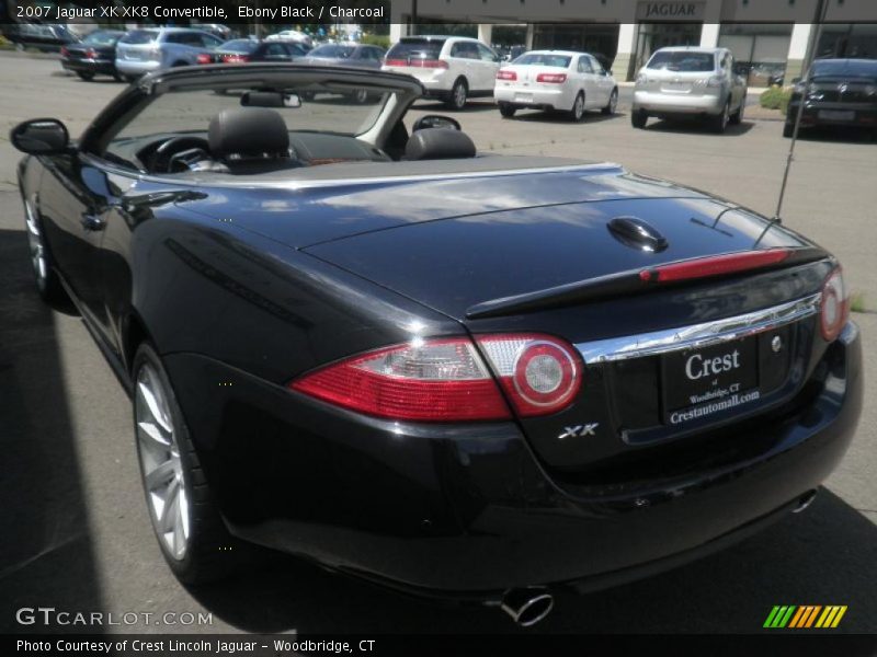 Ebony Black / Charcoal 2007 Jaguar XK XK8 Convertible