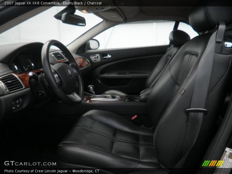 Ebony Black / Charcoal 2007 Jaguar XK XK8 Convertible