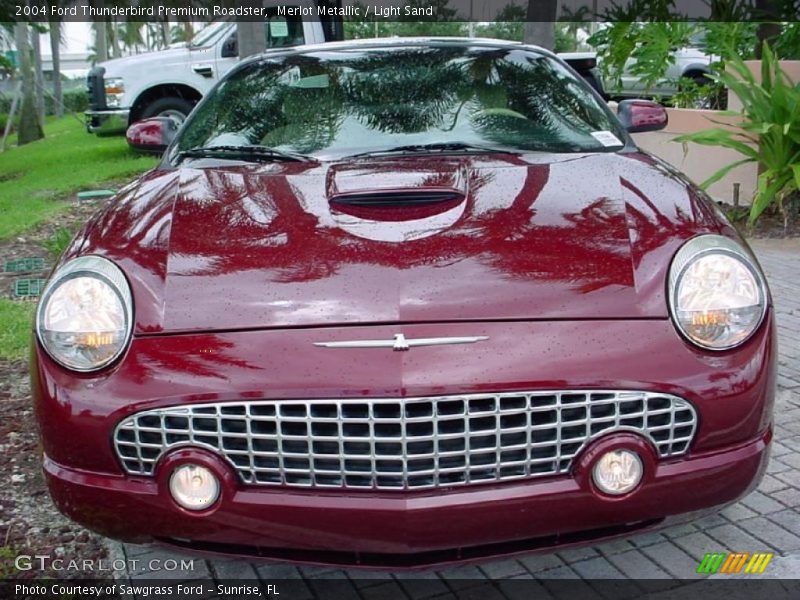 Merlot Metallic / Light Sand 2004 Ford Thunderbird Premium Roadster