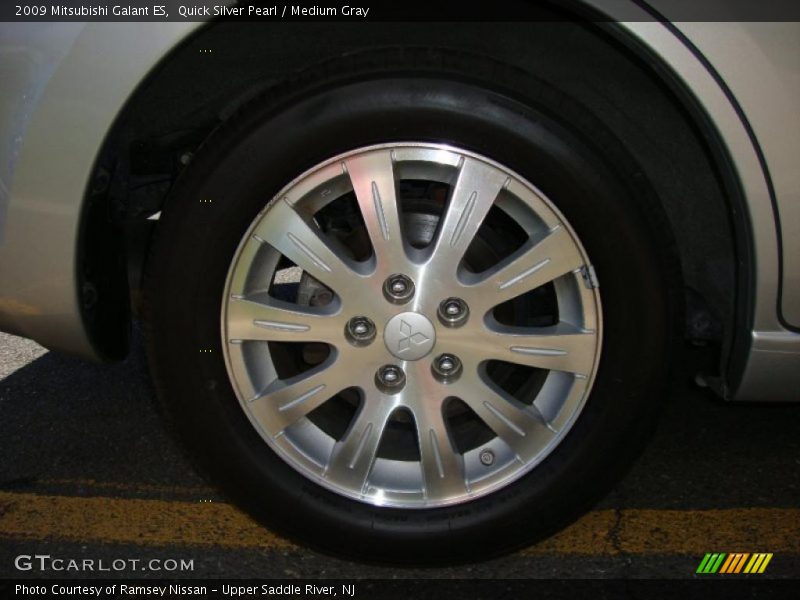 Quick Silver Pearl / Medium Gray 2009 Mitsubishi Galant ES