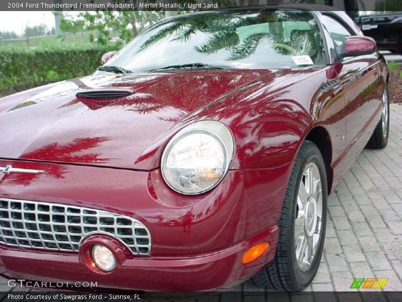 Merlot Metallic / Light Sand 2004 Ford Thunderbird Premium Roadster