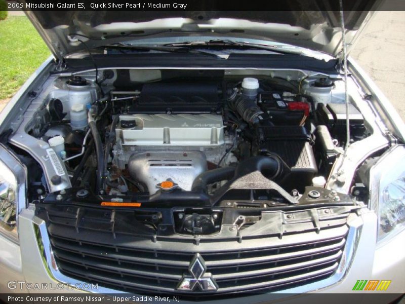 Quick Silver Pearl / Medium Gray 2009 Mitsubishi Galant ES
