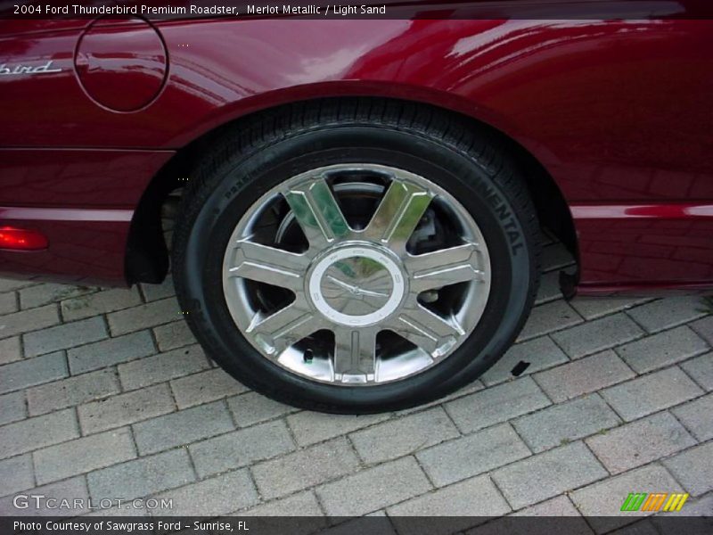 Merlot Metallic / Light Sand 2004 Ford Thunderbird Premium Roadster