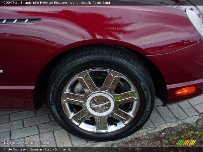 Merlot Metallic / Light Sand 2004 Ford Thunderbird Premium Roadster