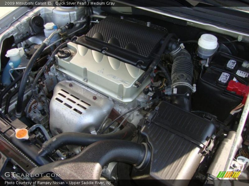 Quick Silver Pearl / Medium Gray 2009 Mitsubishi Galant ES