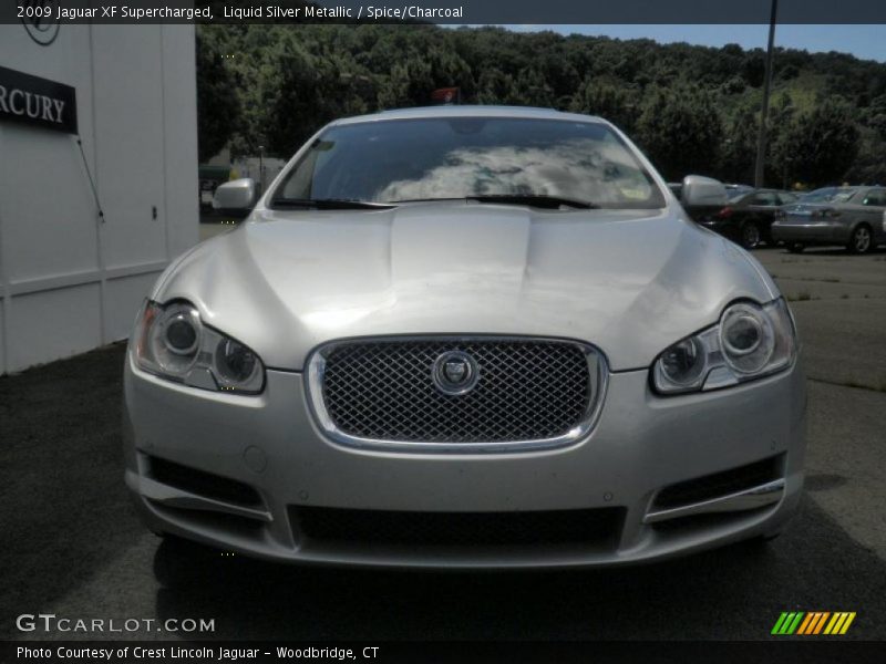 Liquid Silver Metallic / Spice/Charcoal 2009 Jaguar XF Supercharged