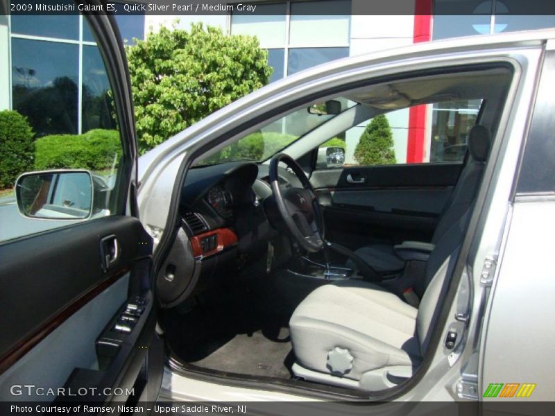 Quick Silver Pearl / Medium Gray 2009 Mitsubishi Galant ES