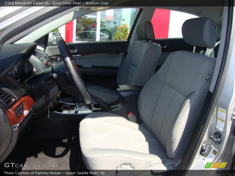 Quick Silver Pearl / Medium Gray 2009 Mitsubishi Galant ES