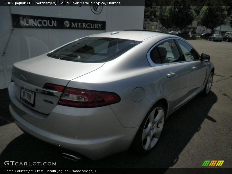 Liquid Silver Metallic / Spice/Charcoal 2009 Jaguar XF Supercharged