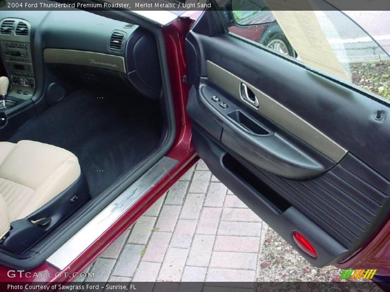 Merlot Metallic / Light Sand 2004 Ford Thunderbird Premium Roadster