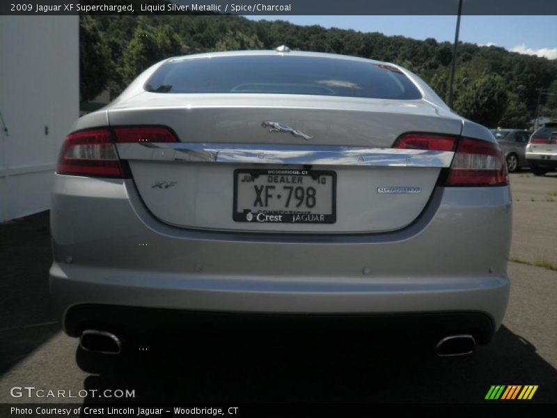 Liquid Silver Metallic / Spice/Charcoal 2009 Jaguar XF Supercharged