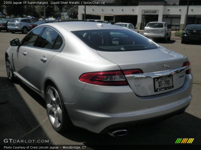 Liquid Silver Metallic / Spice/Charcoal 2009 Jaguar XF Supercharged