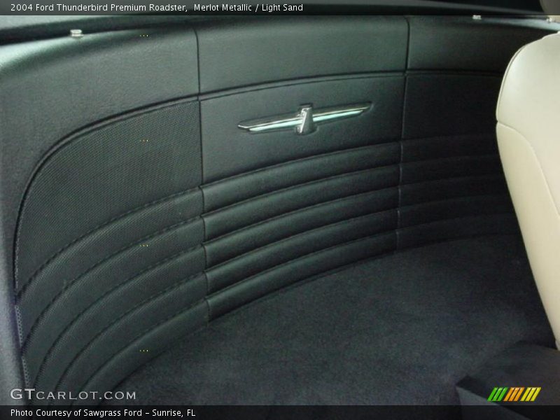 Merlot Metallic / Light Sand 2004 Ford Thunderbird Premium Roadster