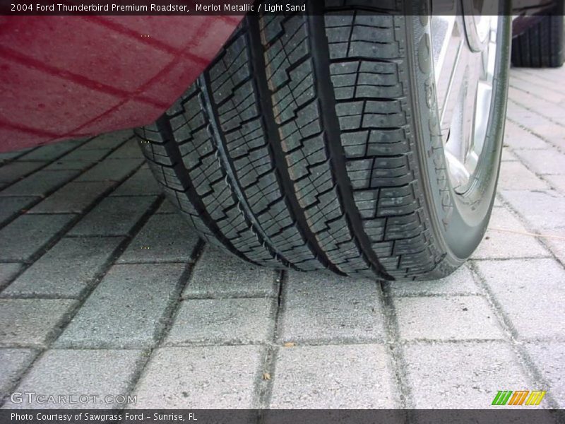 Merlot Metallic / Light Sand 2004 Ford Thunderbird Premium Roadster