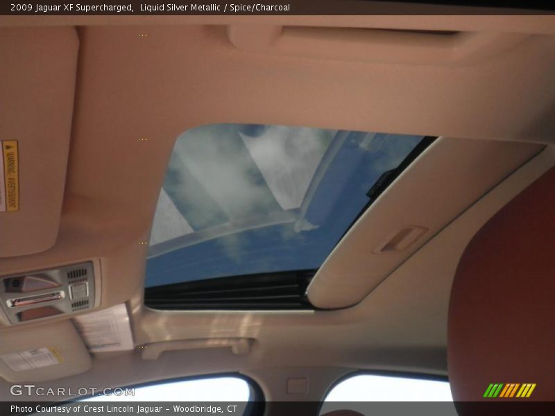 Liquid Silver Metallic / Spice/Charcoal 2009 Jaguar XF Supercharged