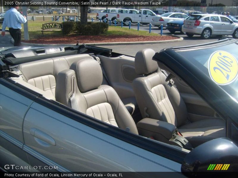 Satin Jade Pearl / Dark Taupe/Medium Taupe 2005 Chrysler Sebring Touring Convertible