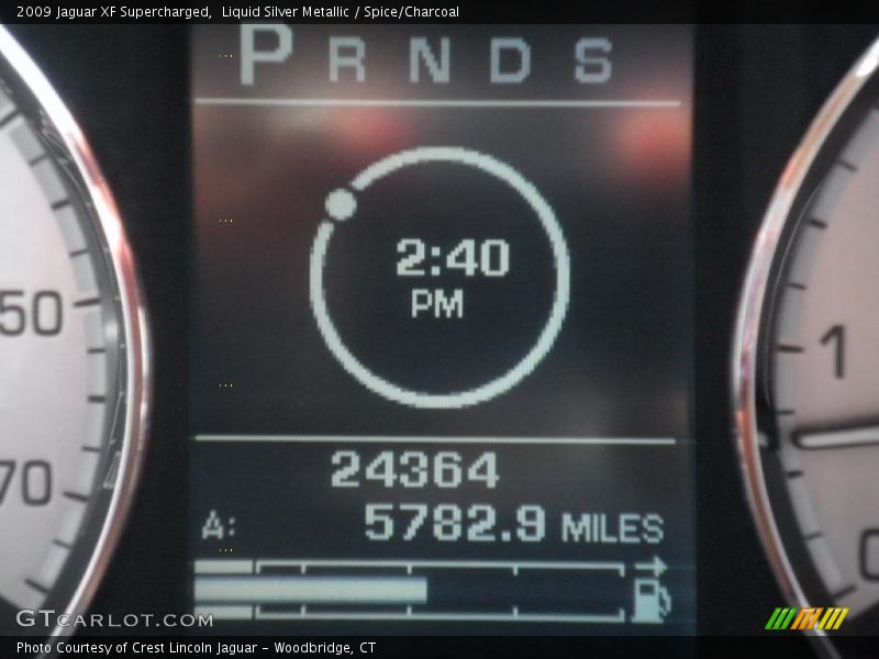 Liquid Silver Metallic / Spice/Charcoal 2009 Jaguar XF Supercharged