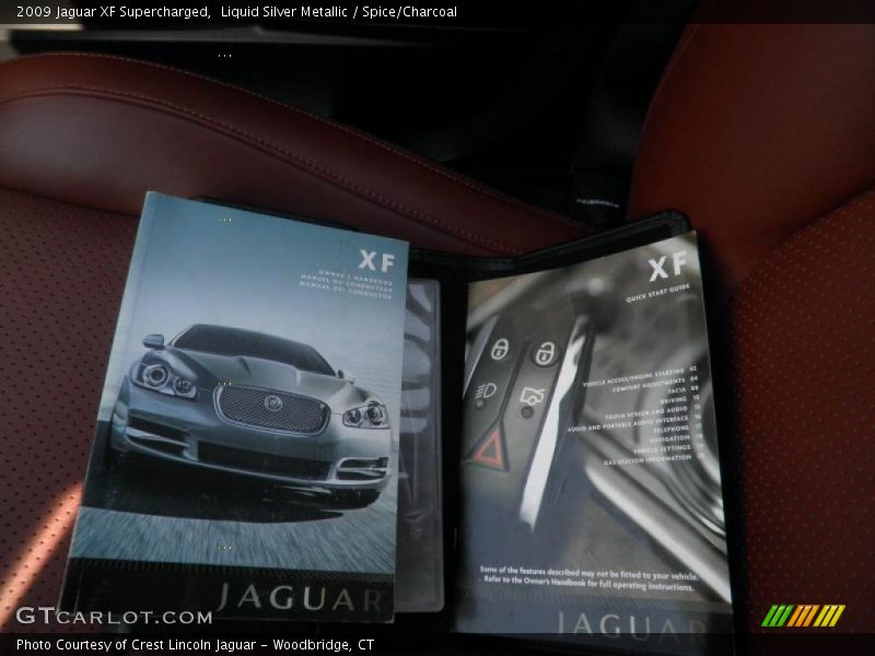 Liquid Silver Metallic / Spice/Charcoal 2009 Jaguar XF Supercharged