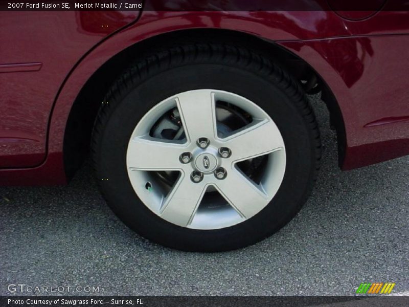 Merlot Metallic / Camel 2007 Ford Fusion SE