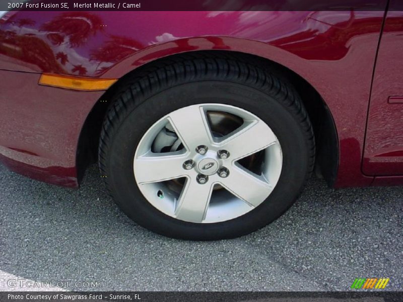 Merlot Metallic / Camel 2007 Ford Fusion SE