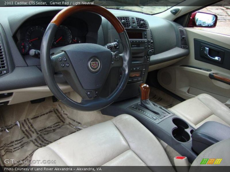Garnet Red / Light Neutral 2003 Cadillac CTS Sedan