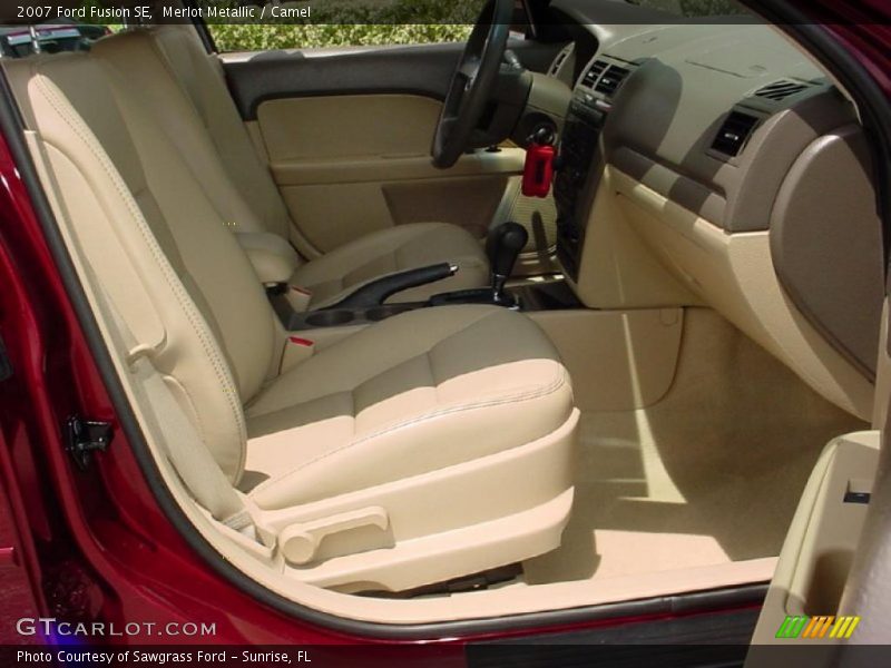 Merlot Metallic / Camel 2007 Ford Fusion SE