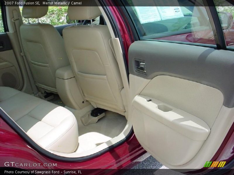 Merlot Metallic / Camel 2007 Ford Fusion SE