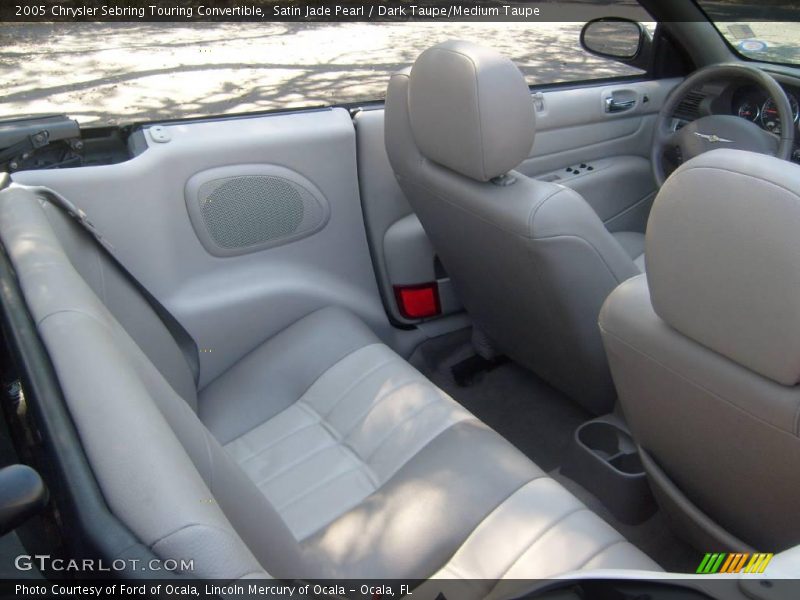 Satin Jade Pearl / Dark Taupe/Medium Taupe 2005 Chrysler Sebring Touring Convertible