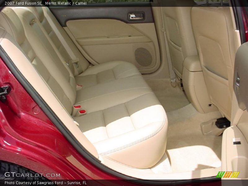 Merlot Metallic / Camel 2007 Ford Fusion SE