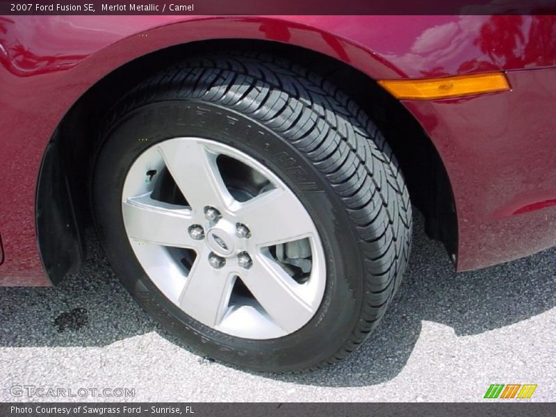 Merlot Metallic / Camel 2007 Ford Fusion SE