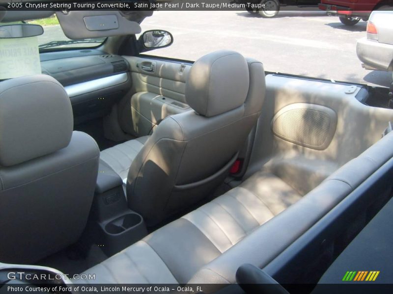 Satin Jade Pearl / Dark Taupe/Medium Taupe 2005 Chrysler Sebring Touring Convertible