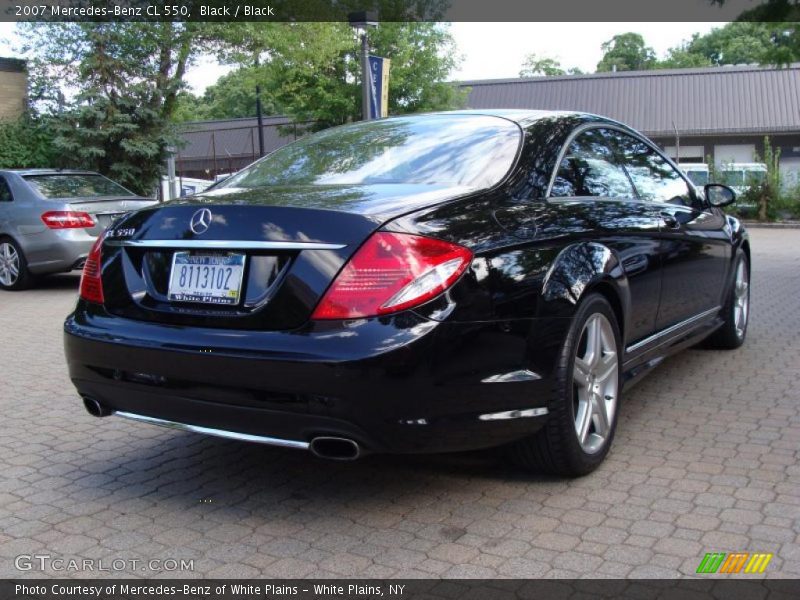 Black / Black 2007 Mercedes-Benz CL 550