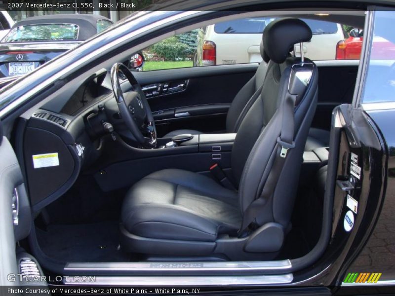 Black / Black 2007 Mercedes-Benz CL 550