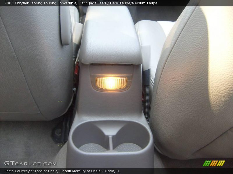Satin Jade Pearl / Dark Taupe/Medium Taupe 2005 Chrysler Sebring Touring Convertible