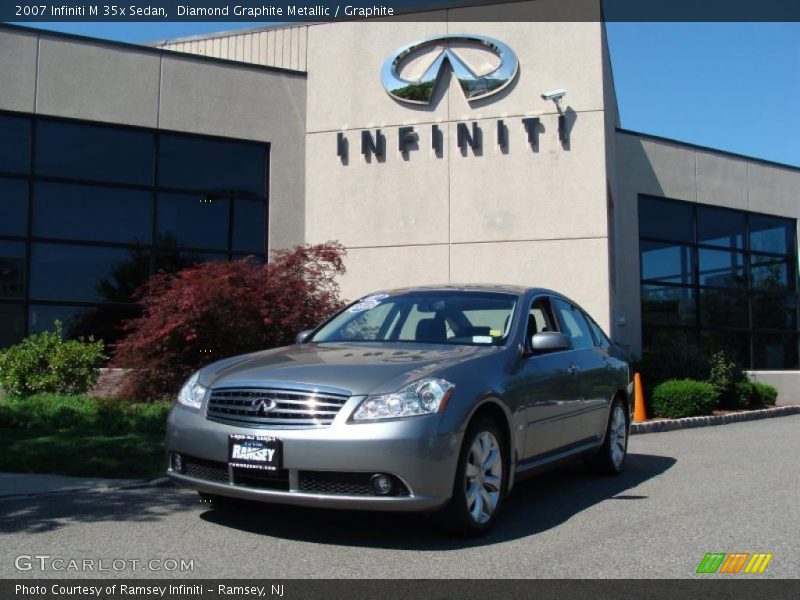 Diamond Graphite Metallic / Graphite 2007 Infiniti M 35x Sedan