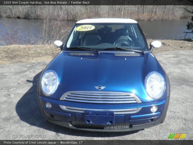 Indi Blue Metallic / Panther Black 2003 Mini Cooper Hardtop