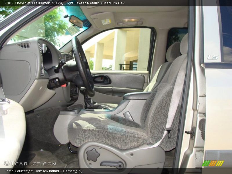 Light Pewter Metallic / Medium Oak 2003 Chevrolet TrailBlazer LS 4x4