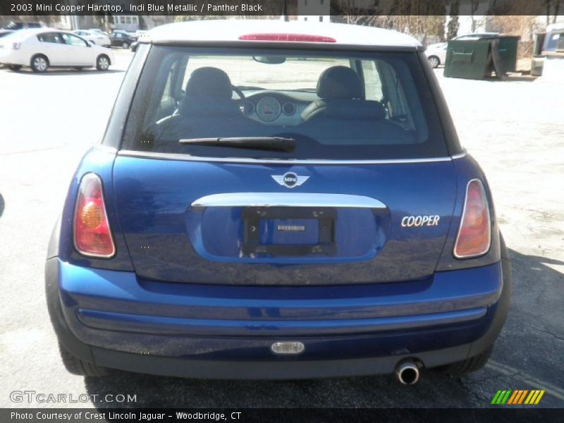 Indi Blue Metallic / Panther Black 2003 Mini Cooper Hardtop