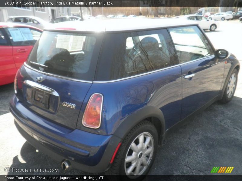 Indi Blue Metallic / Panther Black 2003 Mini Cooper Hardtop