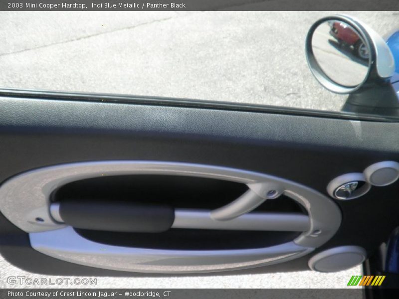 Indi Blue Metallic / Panther Black 2003 Mini Cooper Hardtop