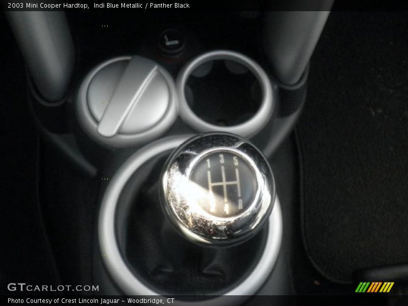 Indi Blue Metallic / Panther Black 2003 Mini Cooper Hardtop