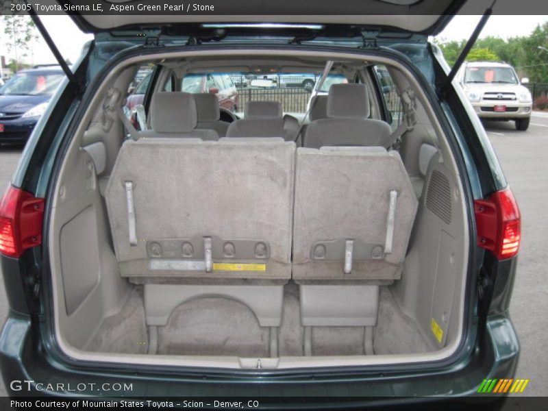 Aspen Green Pearl / Stone 2005 Toyota Sienna LE