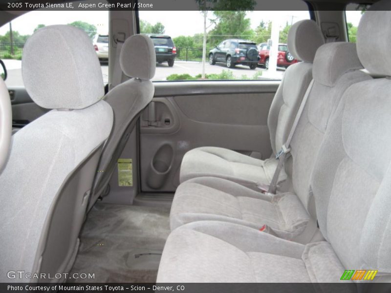Aspen Green Pearl / Stone 2005 Toyota Sienna LE