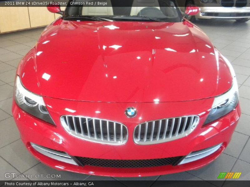 Crimson Red / Beige 2011 BMW Z4 sDrive35i Roadster
