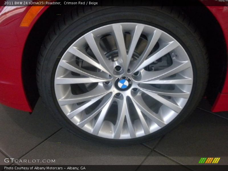 Crimson Red / Beige 2011 BMW Z4 sDrive35i Roadster