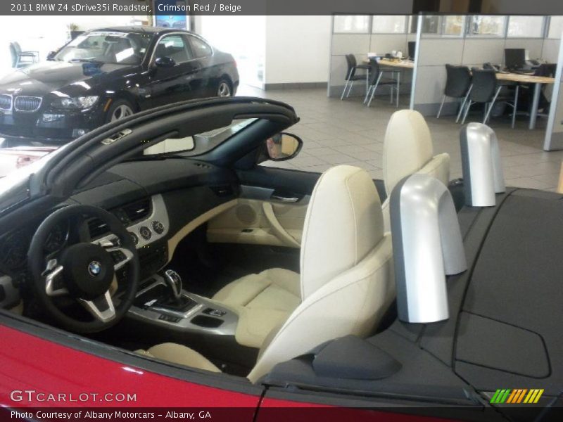 Crimson Red / Beige 2011 BMW Z4 sDrive35i Roadster