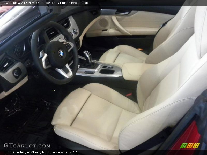 Crimson Red / Beige 2011 BMW Z4 sDrive35i Roadster