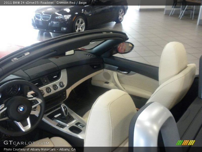 Crimson Red / Beige 2011 BMW Z4 sDrive35i Roadster